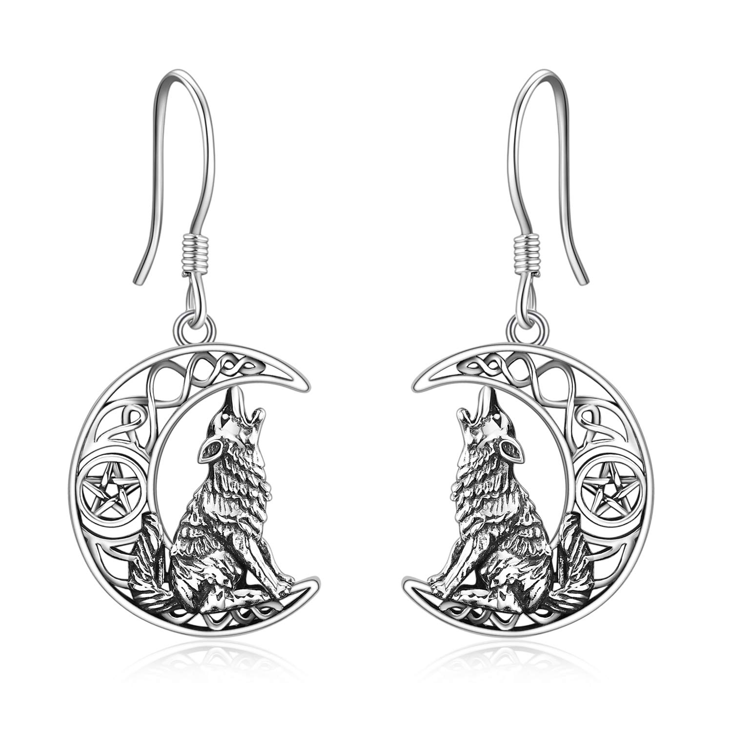 YFN Tier Ohrringe Sterling Silber Dangle Süßes Tier Schmuck Geburtstag Glückwünsche Liebe Geschenke für Frauen Mama Oma