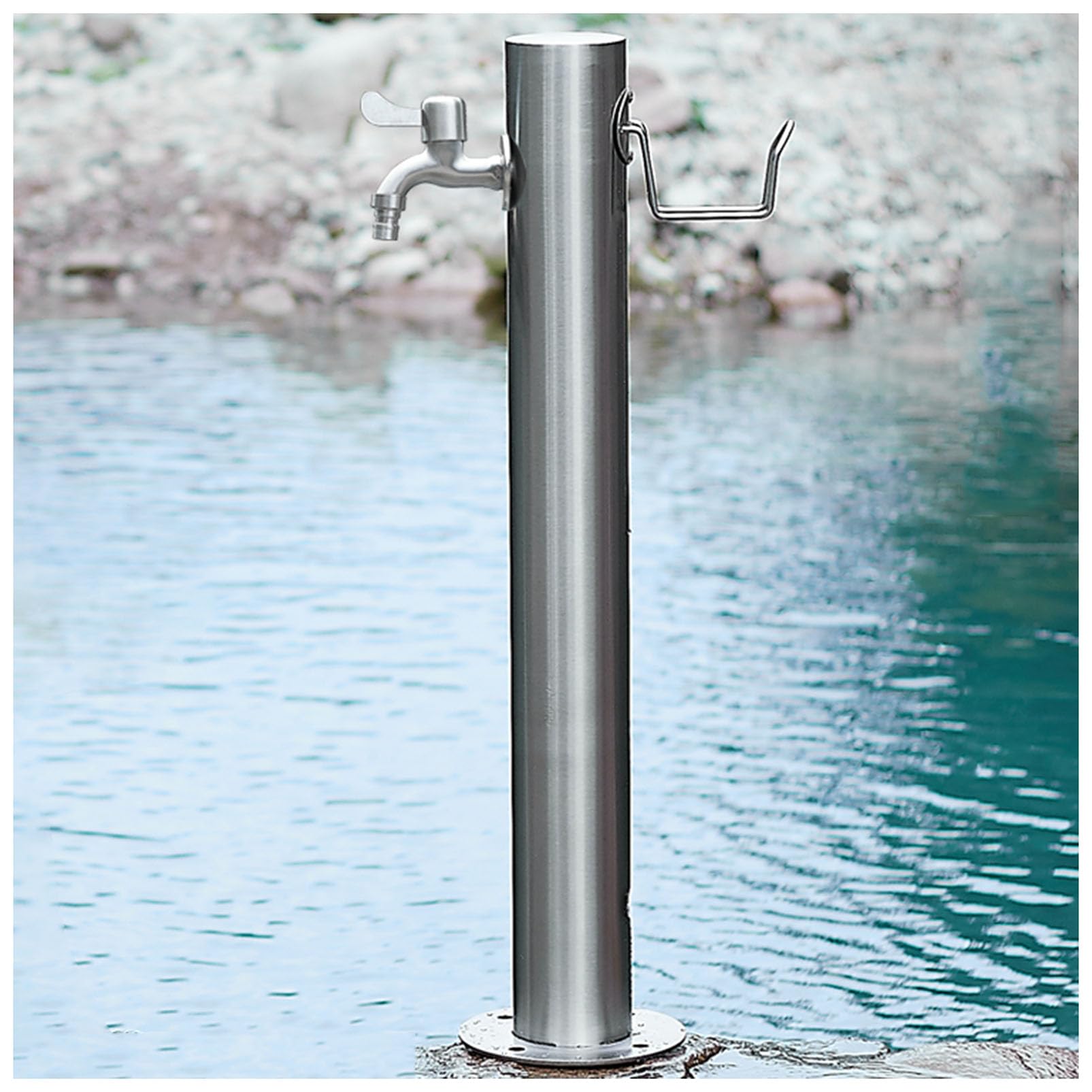 ZYCHSJXA Outdoor Fountain with Faucet Anti-Low Design for Garden and Patio Elegant Water Feature Landscaping Relaxation