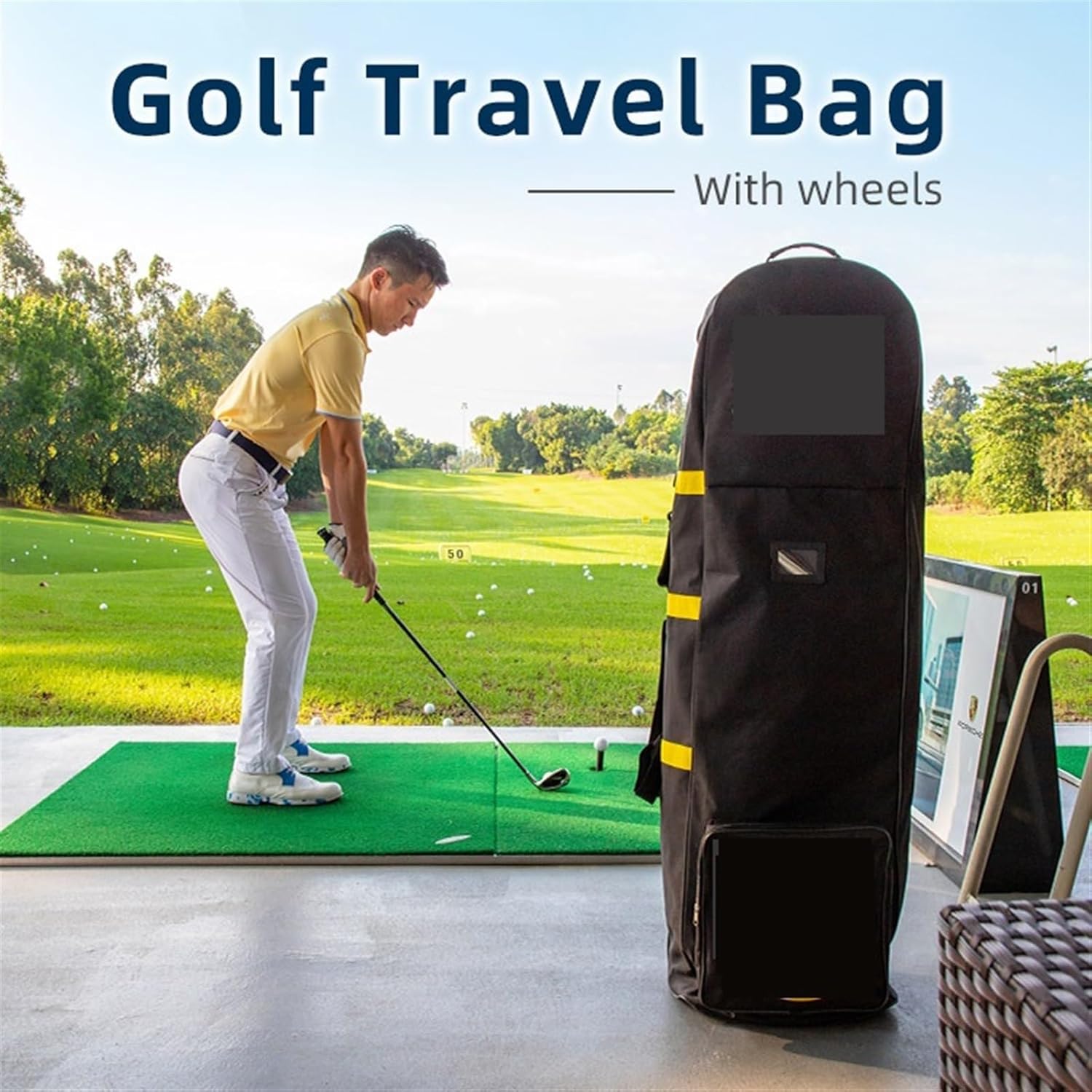 REGENCY ゴルフバッグ キャリーバッグ キャスター付き 海外 旅 ゴルフ