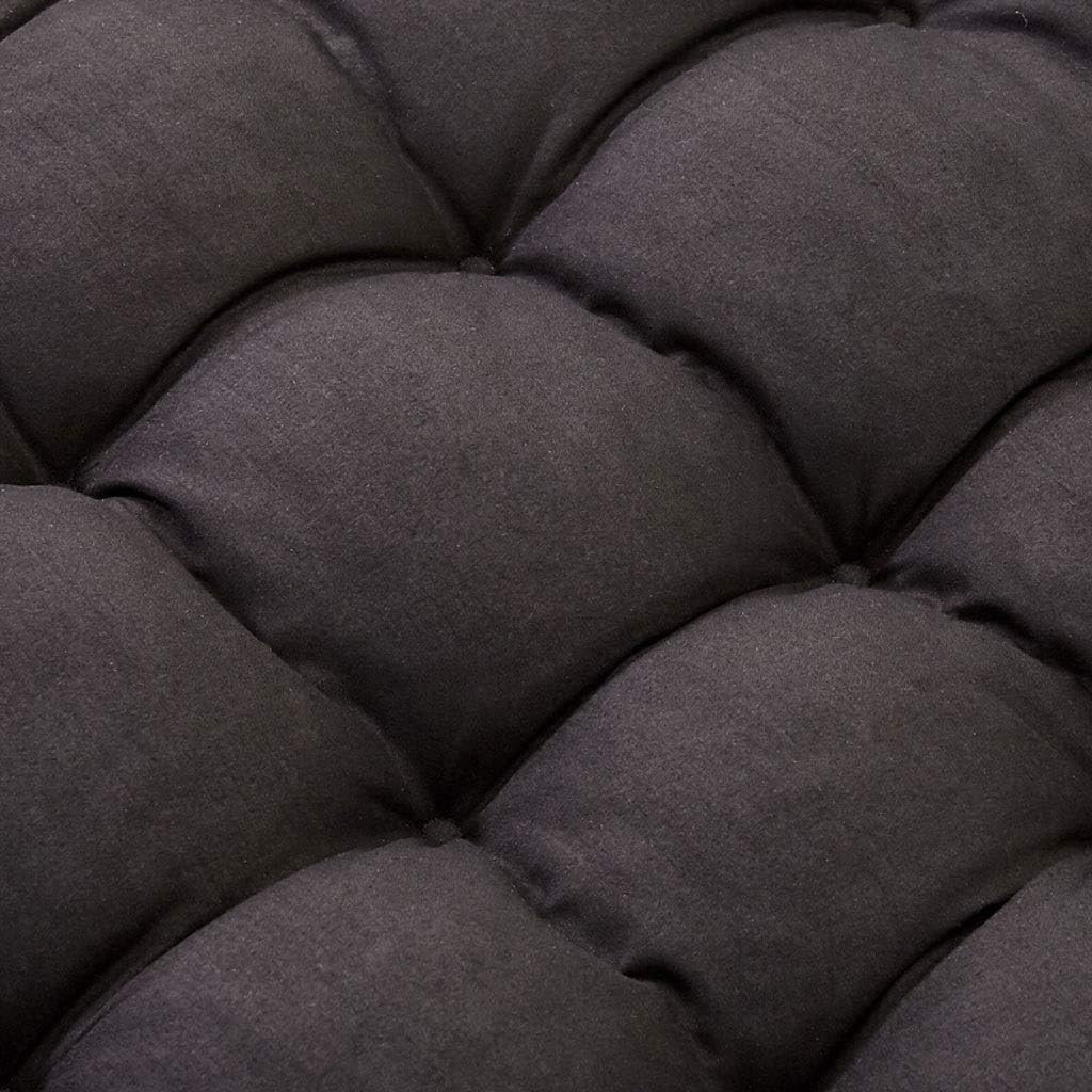 Sun Lounger Garden Chairs Foldable Deck Chair Outdoor Folding Lounger Chair, Reclining Patio Chairs Rust Resistant with Thick Cotton Pad Portable Zero Gravity Recliner Chair (Color, Black),Black