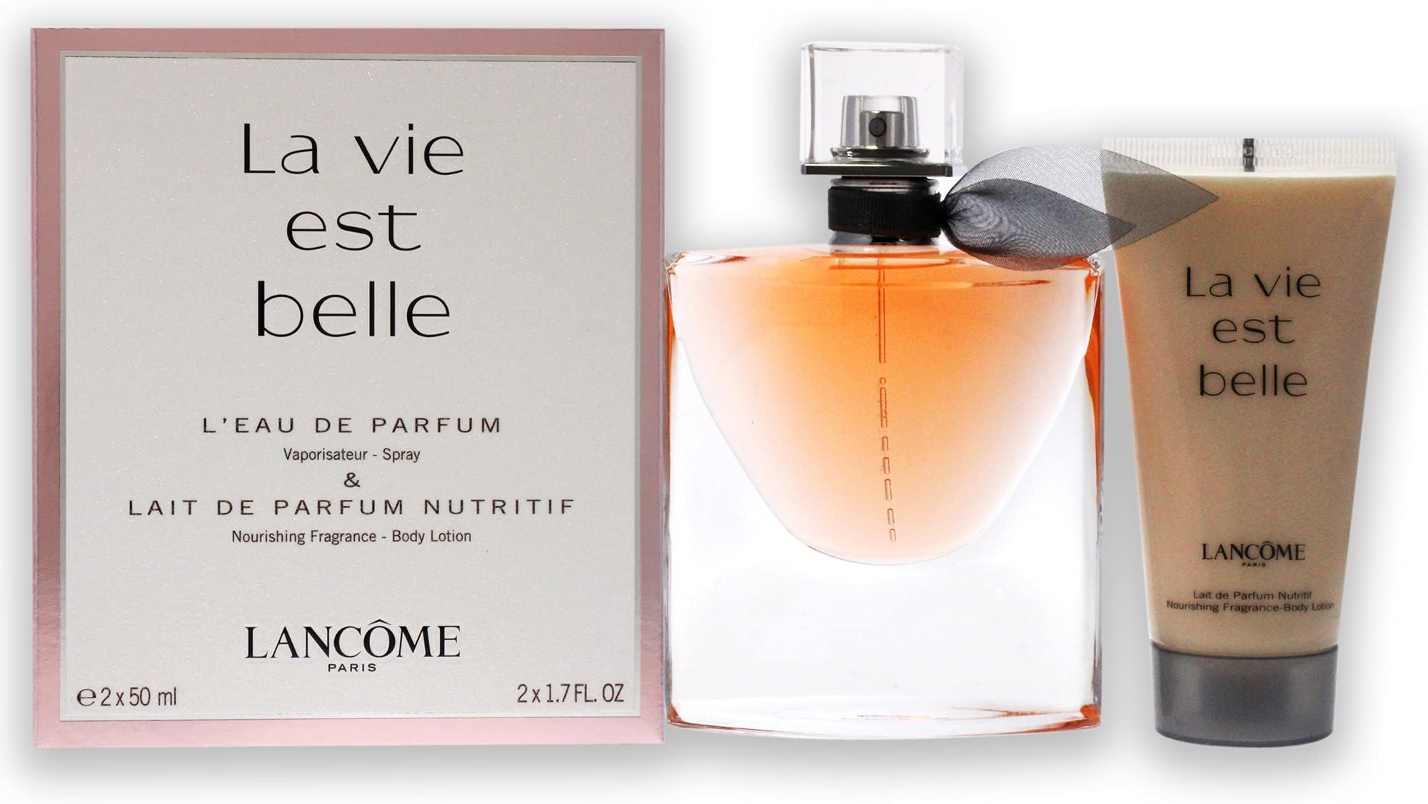 LANCOME PARIS La Vie Est Belle For Women Eau De Parfum, 50 Ml+50 Ml Bl Travel Set