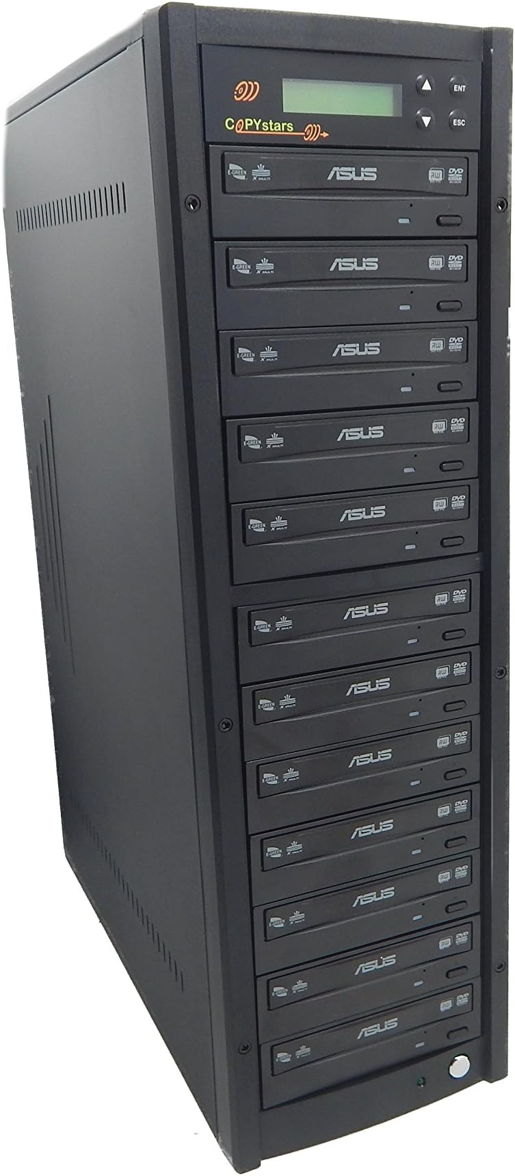 DVD duplicator Sata 24X Asus DVD Burner CD DVD Copier Copystars Duplication Tower 1 to 11