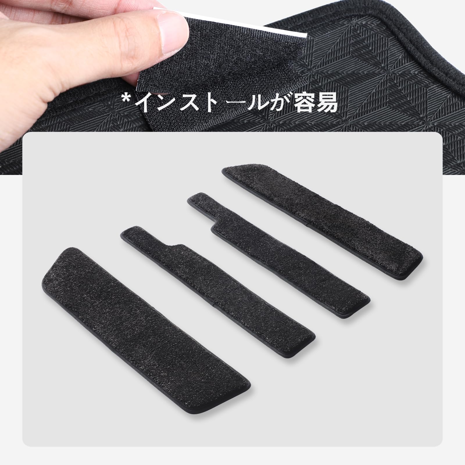 Amazon | LUCKEASY 三菱 デリカD:5 専用 サイドステップマット DELICA