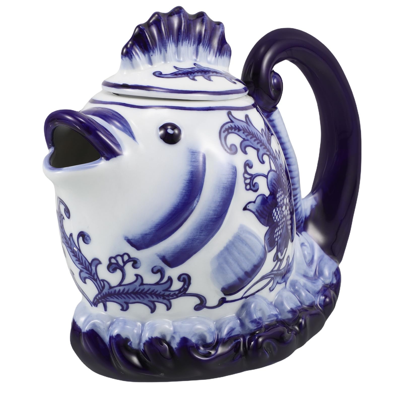 Théière créative en céramique bleue TOPBATHY pour éviter les boissons tièdes