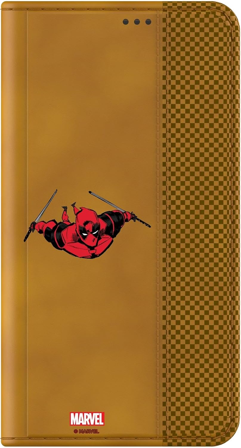 Keyscaper Marvel Deadpool Badge Folio Cell Phone Case for Galaxy S25 Ultra