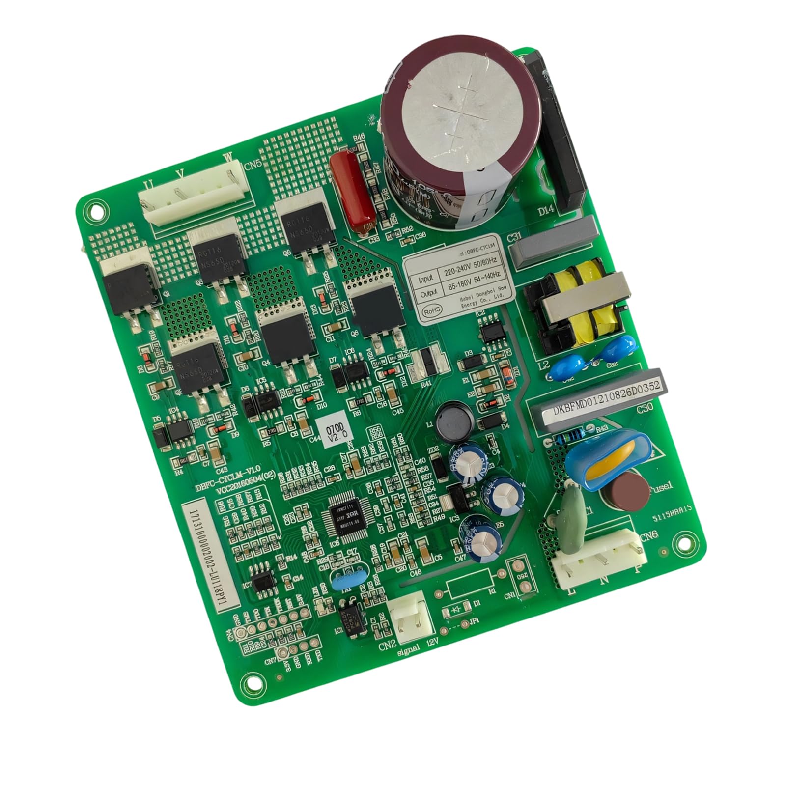 Xjdzineq Replacement Inverter Board for Refrigerator Designed for Various Sensors and Safe Action Friendly Fridge PCB