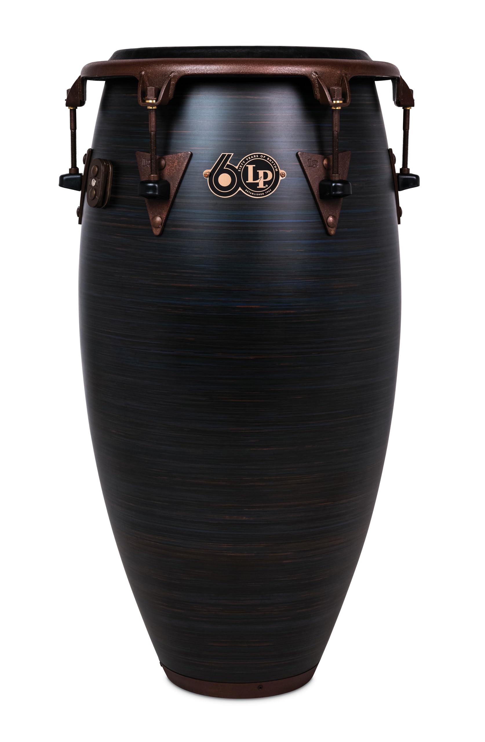 LP LP60 60th Anniversary Top-Tuning Fiberglass 11-3/4" Roasted Hazel Conga (LP809T-60)