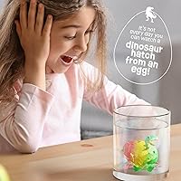 Vista 5 de Dan&Darci Huevos sorpresa de dinosaurio para incubar para niños - paquete de 6 - Crece 600% - Juguetes de huevo de dinosaurio para niños y niñas