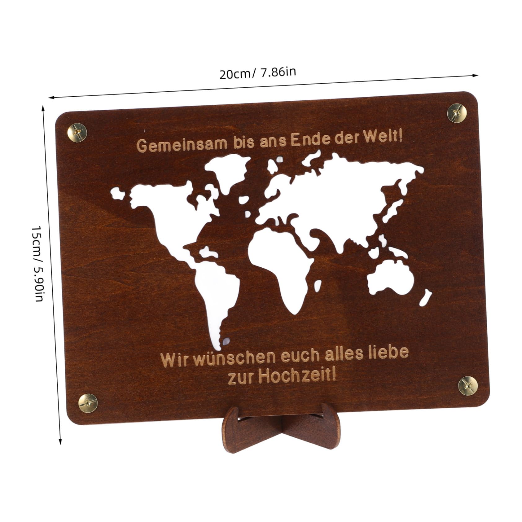 ARTIBETTER Wooden Money Clip Holder Cash Small Decorative with Wood Money Wallet Wood Cards Storage Graduation Money Wallet for Graduation Wallet for Money Cards Light Brown