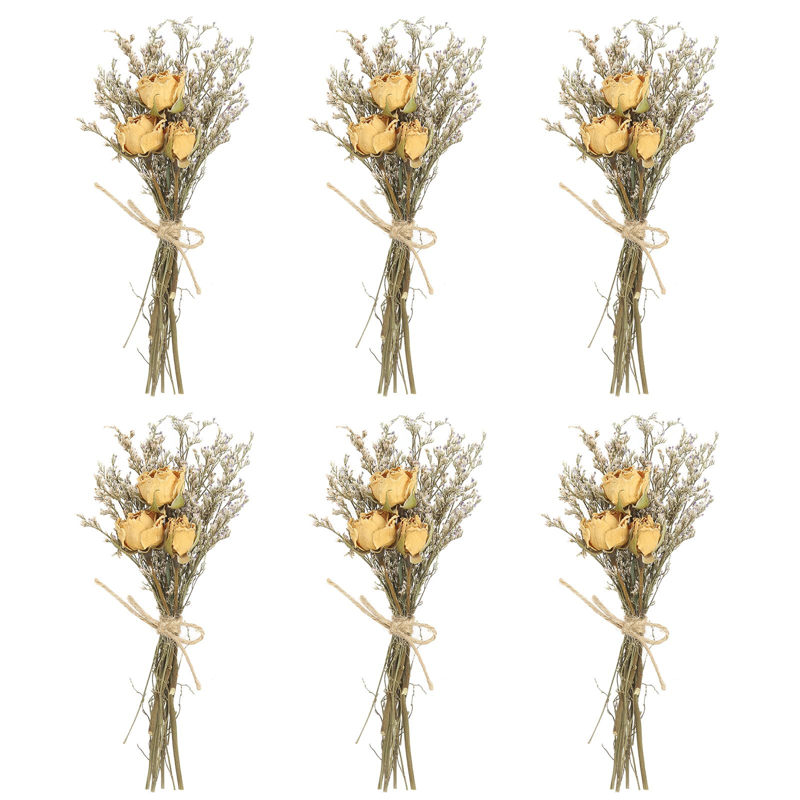 PATIKIL Mini Dried Flower Bouquet