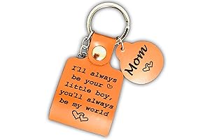 Mother and Son Keychain