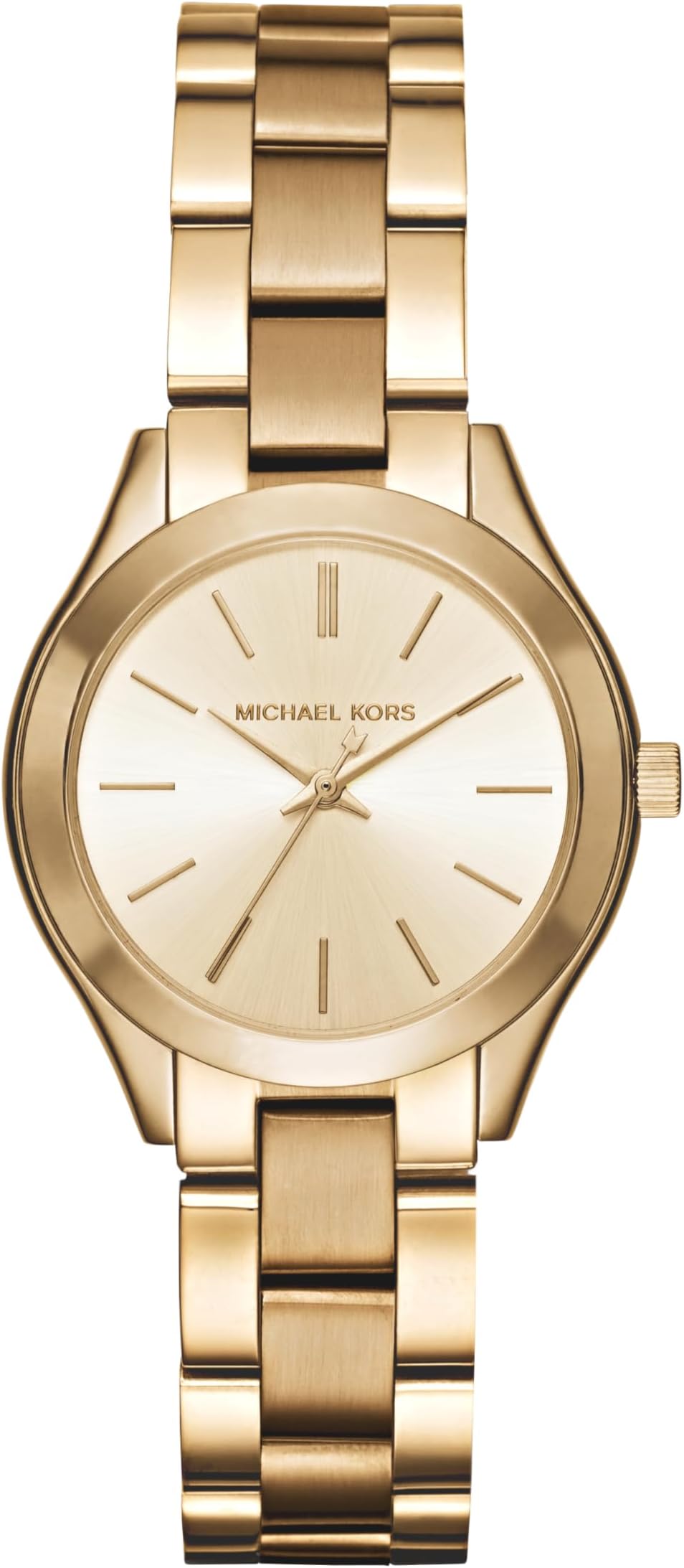 – Slim Runway Watch for Women, 33mm Quartz Three Hand Movement with Stainless Steel Strap