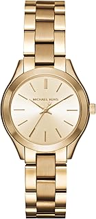Michael Kors Slim Runway Women's Watch, Stainless Steel Bracelet Watch for Women