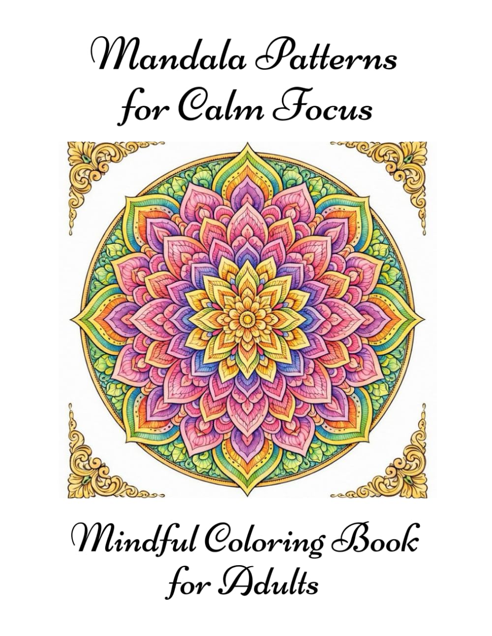 Mandala Patterns for Calm Focus: Mindful Mandala Designs for Calm Focus and Still Moments (Mindful Coloring Book for Adults)
