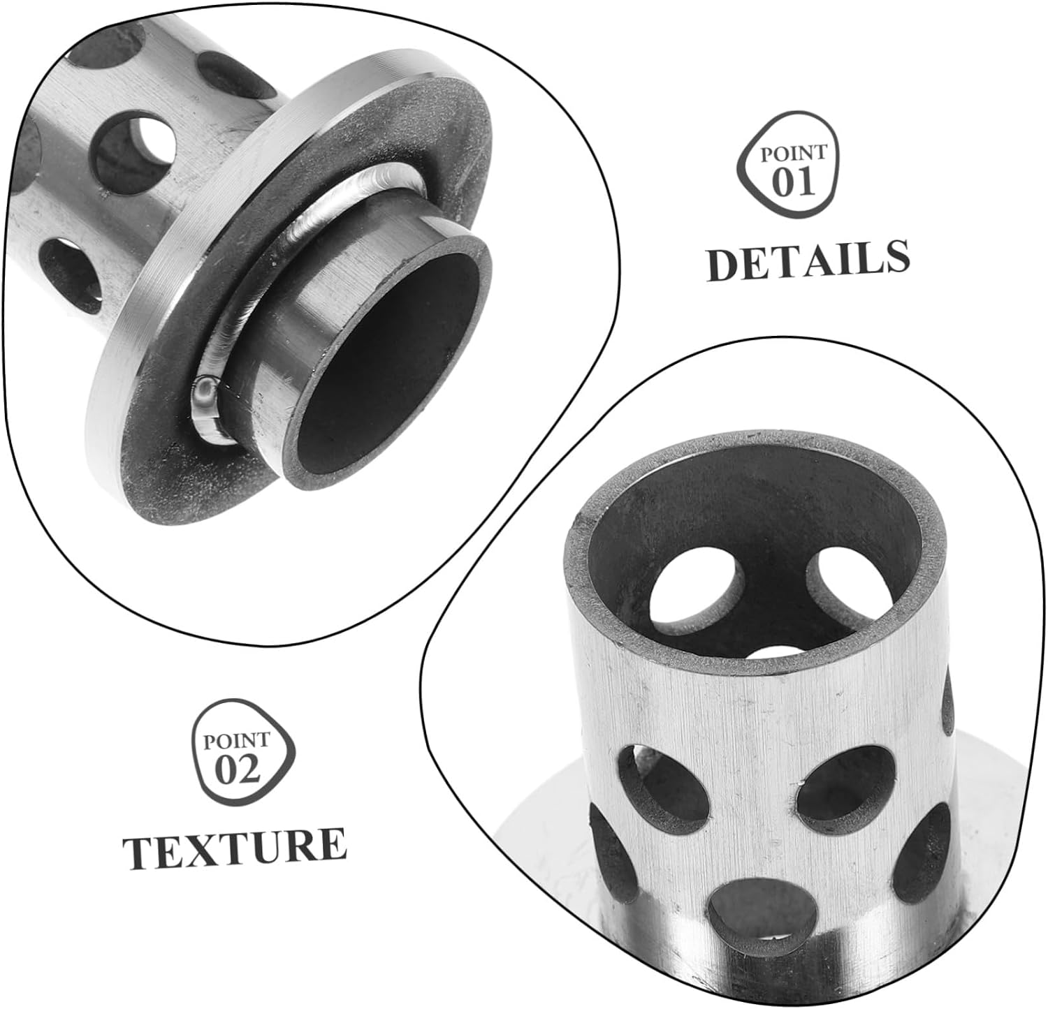 Perforated Casting Flask Stainless Steel for Jewelers and Hobbyists