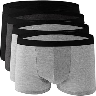 Generic
Pack of 4 Boxer Shorts Men's Underwear Soft Underwear Comfortable Men's Underpants Breathable Retro Shorts U Convex Underwear Boxer Shorts Large Size Cotton Men's Shorts L-4XL
