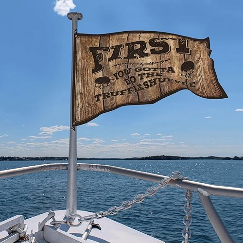 Miniatura 5 de Man Cave Rules First You Gotta Do The Truffle Shuffle Flag 1 Windsocks Outdoor Dorm Room Accessories (Size  30X45CM)