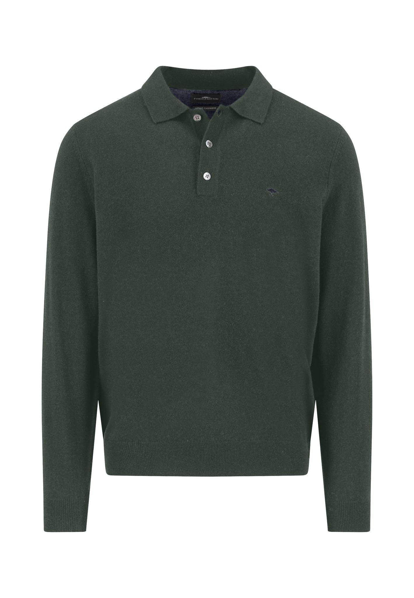 FYNCH-HATTON Strickpolo aus Merino-Kaschmir mit Polokragen