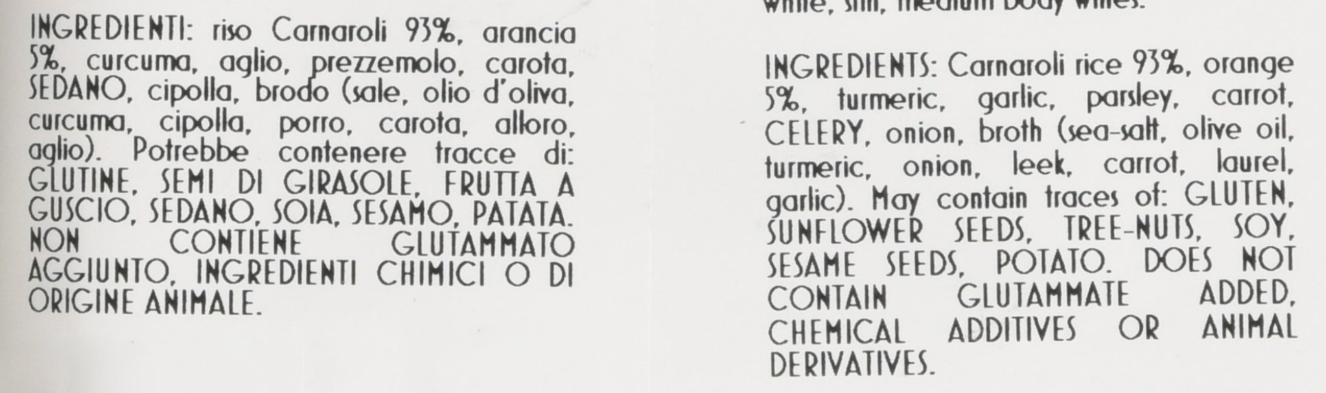 Tiberino's Real Italian Meals - Risotto Amalfi with Orange Zest
