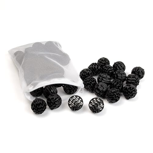 STEY ACCESORIOS 100 Biobolas para Filtro de Acuario, 2,5L Bio Bolas filtracion poroso 30mm