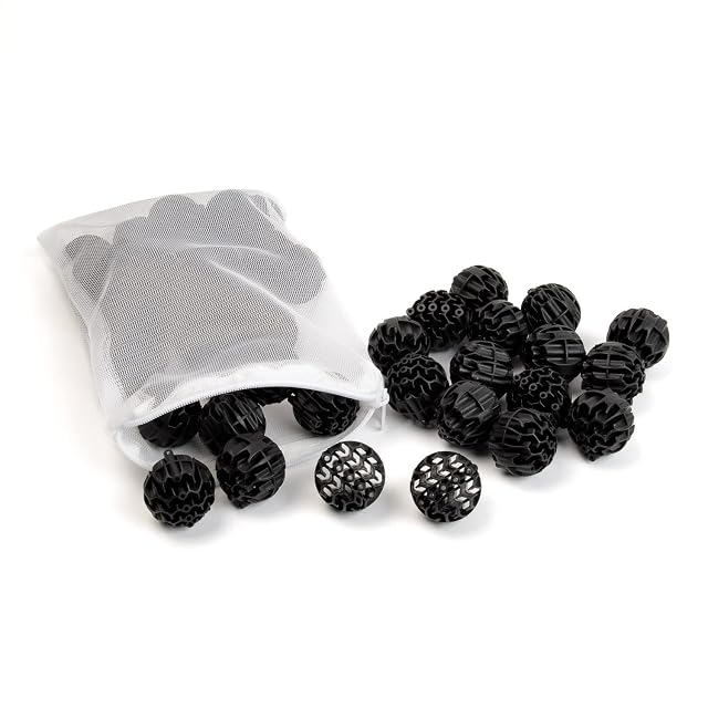 STEY ACCESORIOS 100 Biobolas para Filtro de Acuario, 2,5L Bio Bolas filtracion poroso 30mm
