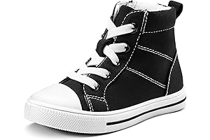 Vkids High Top Boys and Girls Sneakers - Canvas Walking Athletic Shoes for Toddlers