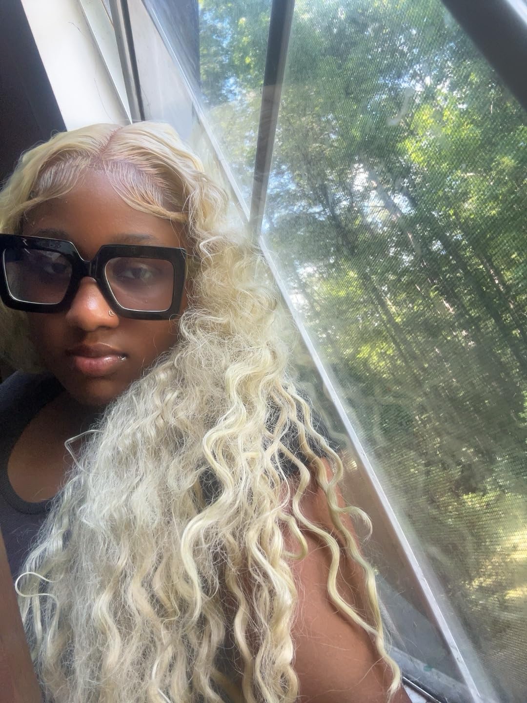 Sensationnel Butta Lace Wigs - Unit 3 Extra Wide 5 Inch Deep Parting Synthetic Preplucked Hairline Glueless Lacefront (1B OFFBLACK)