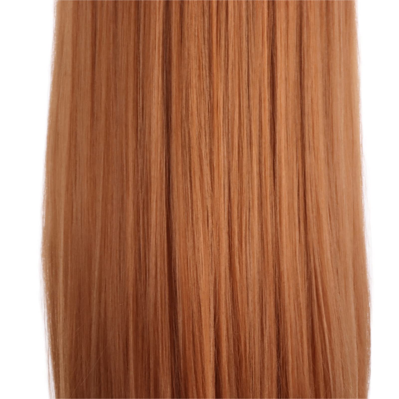 Testa di Manichino da Parrucchiere, Lunghi Capelli Castano Chiaro, Buona Sensazione Al Tatto, Manichino da Parrucchiere Resistente per Parrucchiere per Tintura con Taglio a Treccia