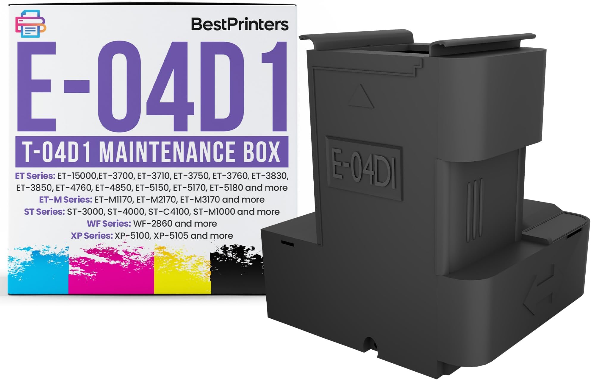 Amazon.com: T04D1 Maintenance Box for Epson EcoTank, Workforce and XP ...