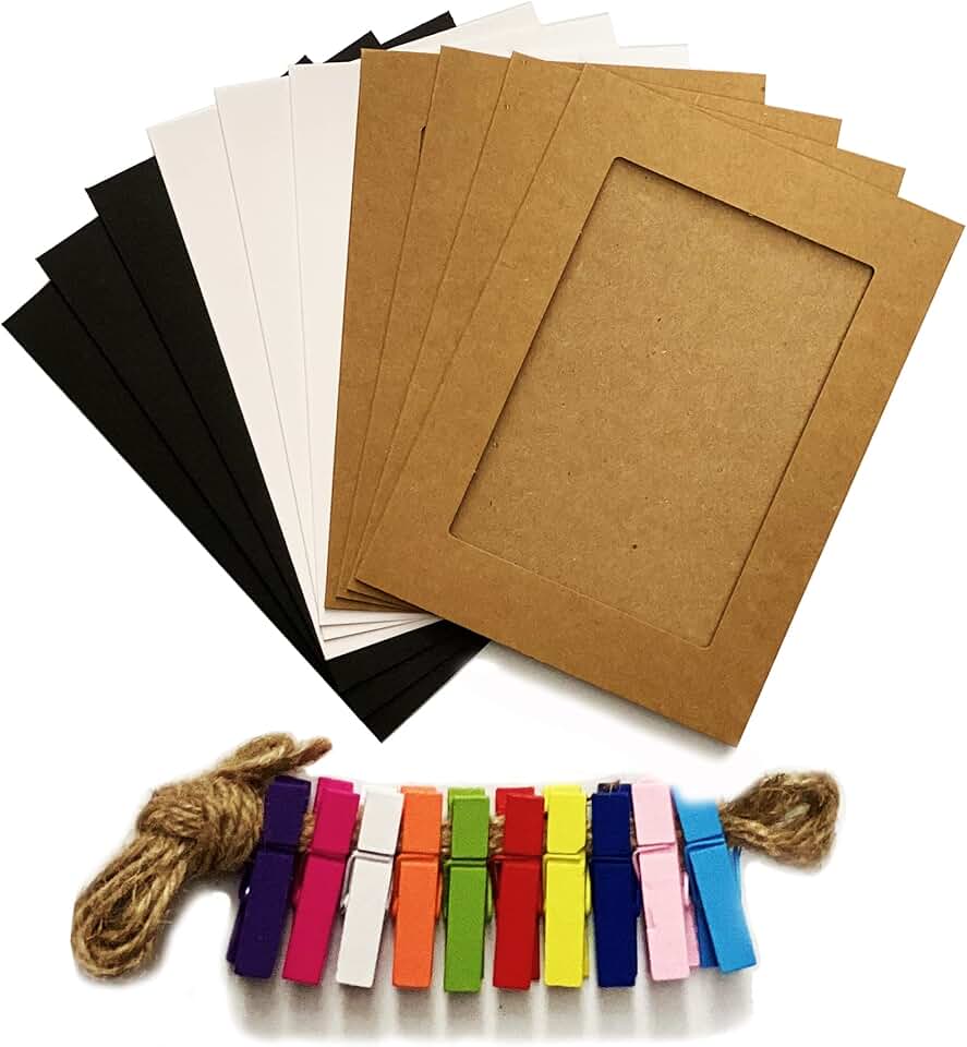 cardstock photo frame