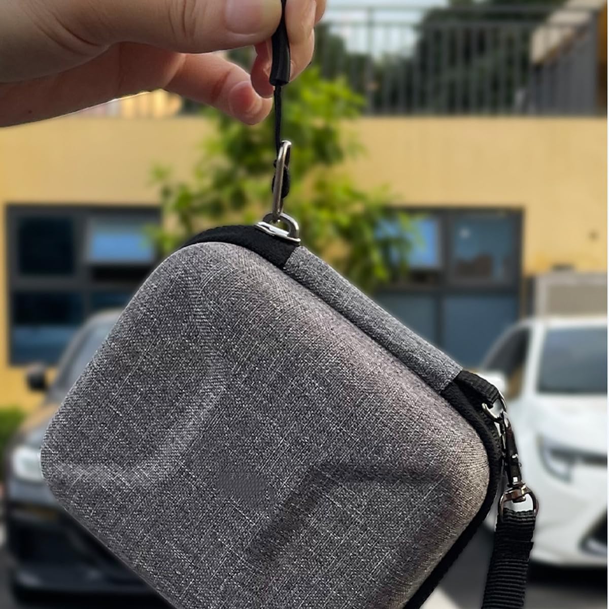 Bolsa de Filtro para Lente de cámara Resistente al Agua para 8 filtros Redondos de hasta 67 mm de diámetro Bolsas de inserción Protectoras Bolsa de Filtro Estuche para cámara (Gris)