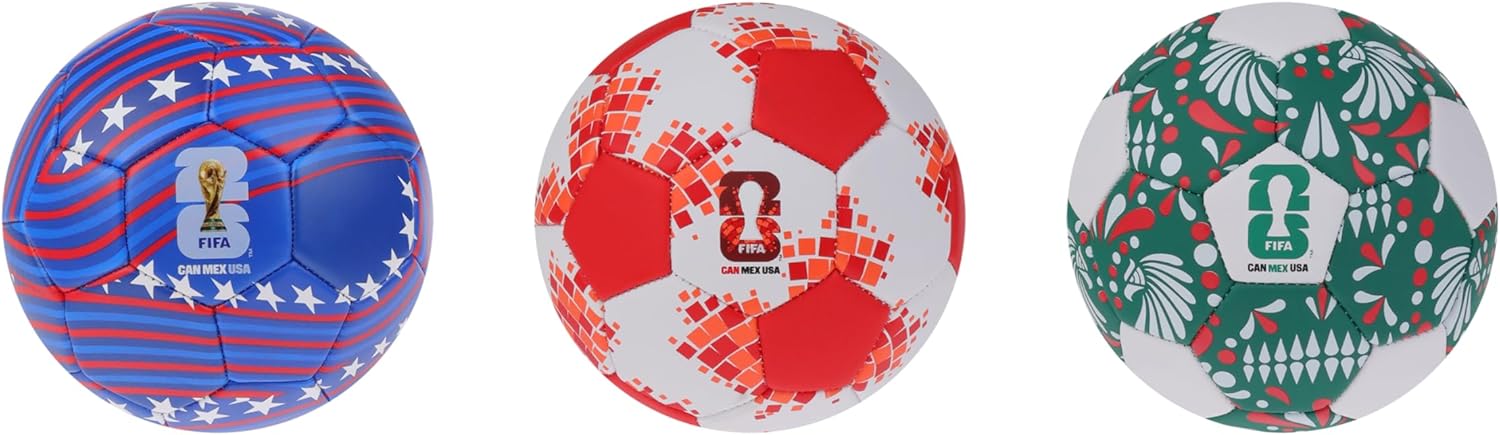 Capelli Sport FIFA World Cup 26™ Host Country Soccer Ball Set - 3 Balls - Size 1
