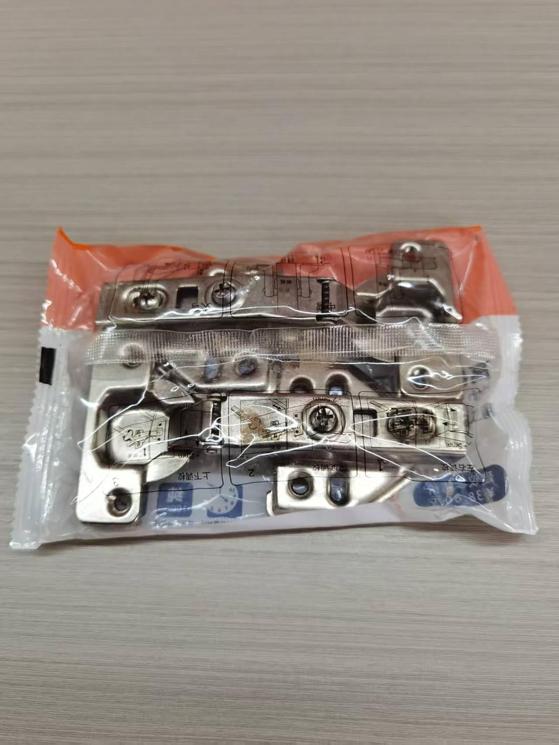 ATJ Furniture Replacement Hardware and Accessories, Curved Door Hinge for Glass Door CC001 (DoorHinge2)