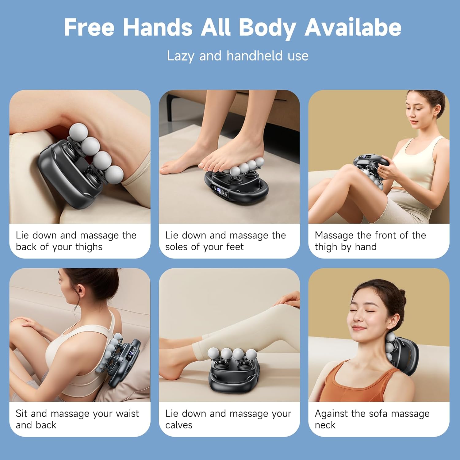 Mini 16-Head Massage Gun, Electric Deep Tissue Massage, 3 Modes, 30 Levels Of Speed, Relieve Pain In Neck, Back, And Leg Muscles, Valentine's Day Gift,Lightweight And Portable, For Small Figures - Image 8