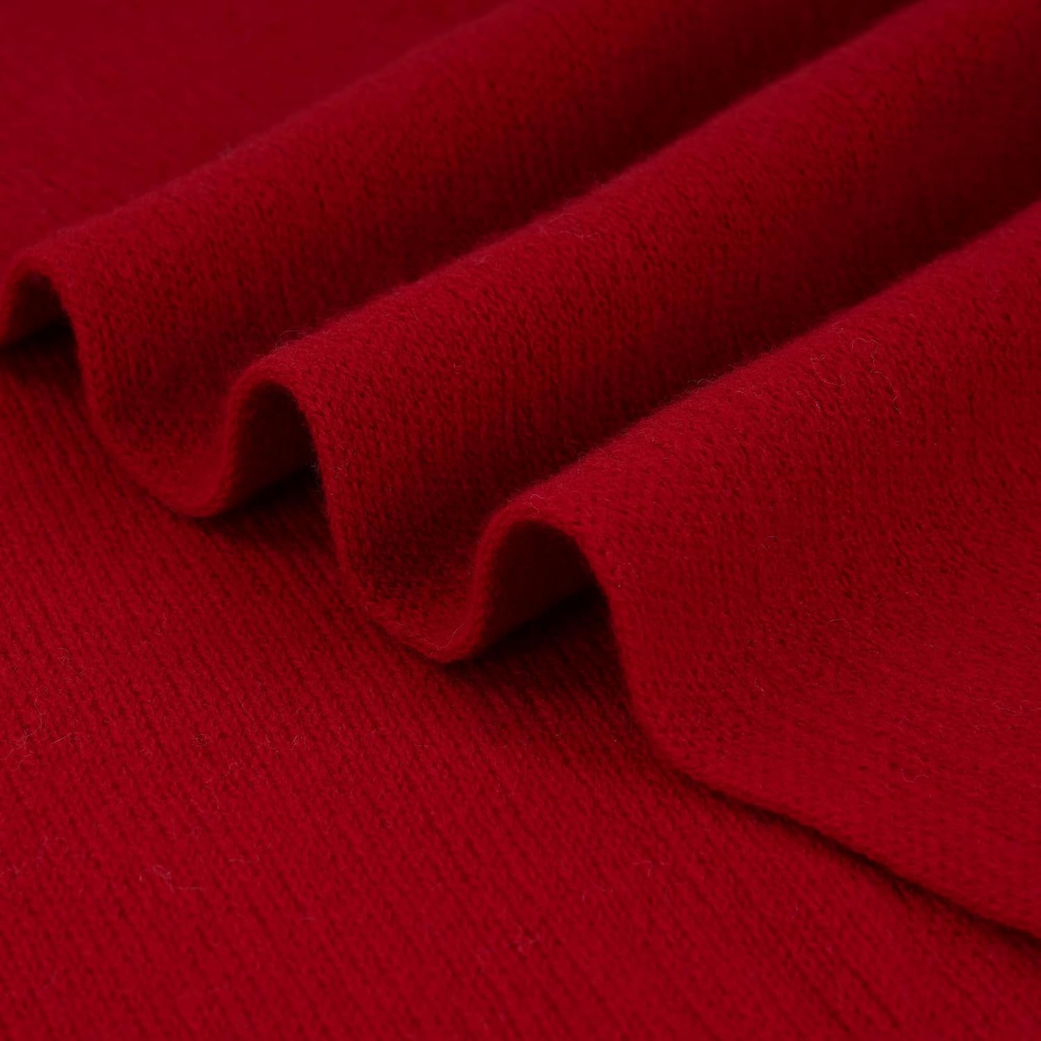 PuTian 100% Merino Wool Scarf for Men & Women Soft Warm Breathable Everyday Knitted Neck Wear