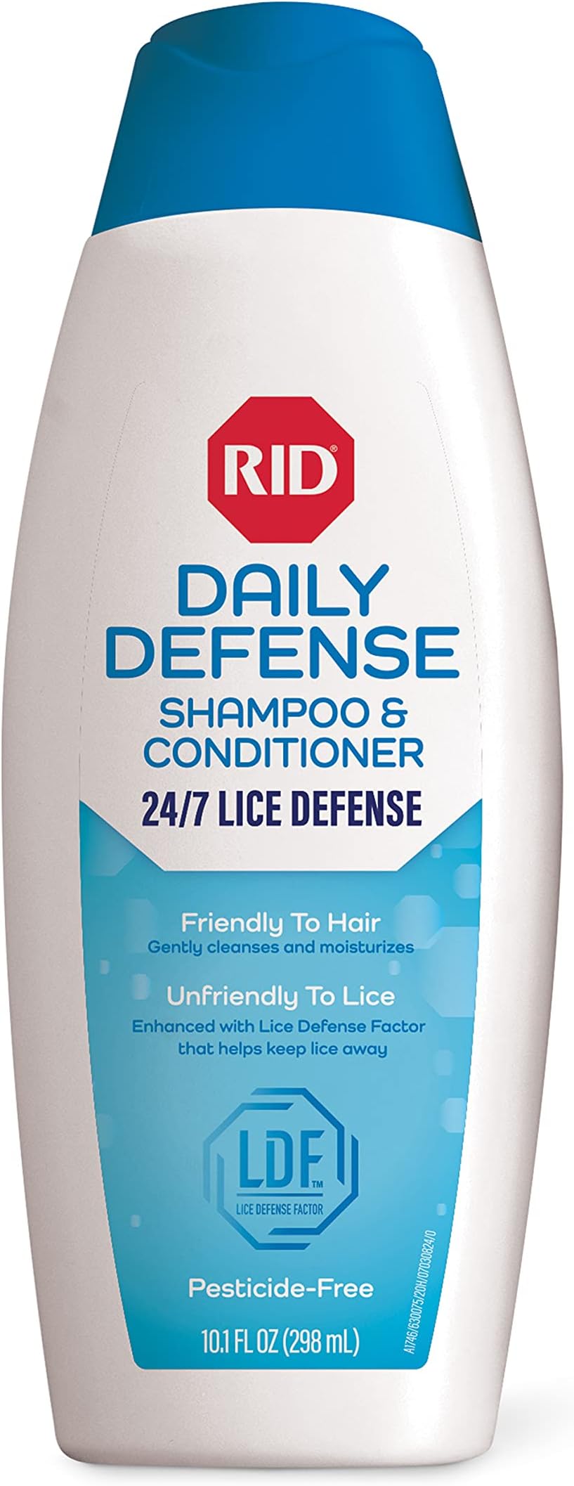 RID Daily Defense Lice Shampoo & Conditioner, Used Daily Provides 24/7 Defense Against Head Lice, 100% Effective, 10.1 Ounce