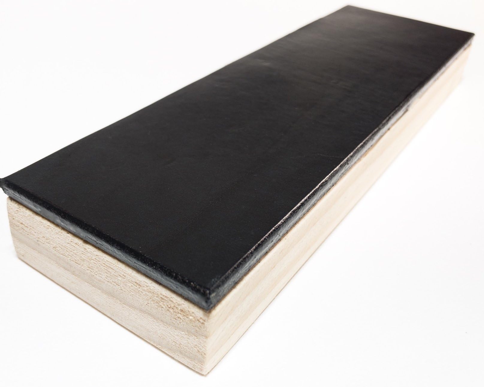 Medium or Large Blade Cowhide Strop Block Bridle Leather Sharpen Plus Honing Knives Razor