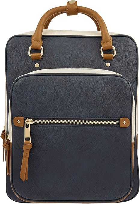 accessorize leather backpack