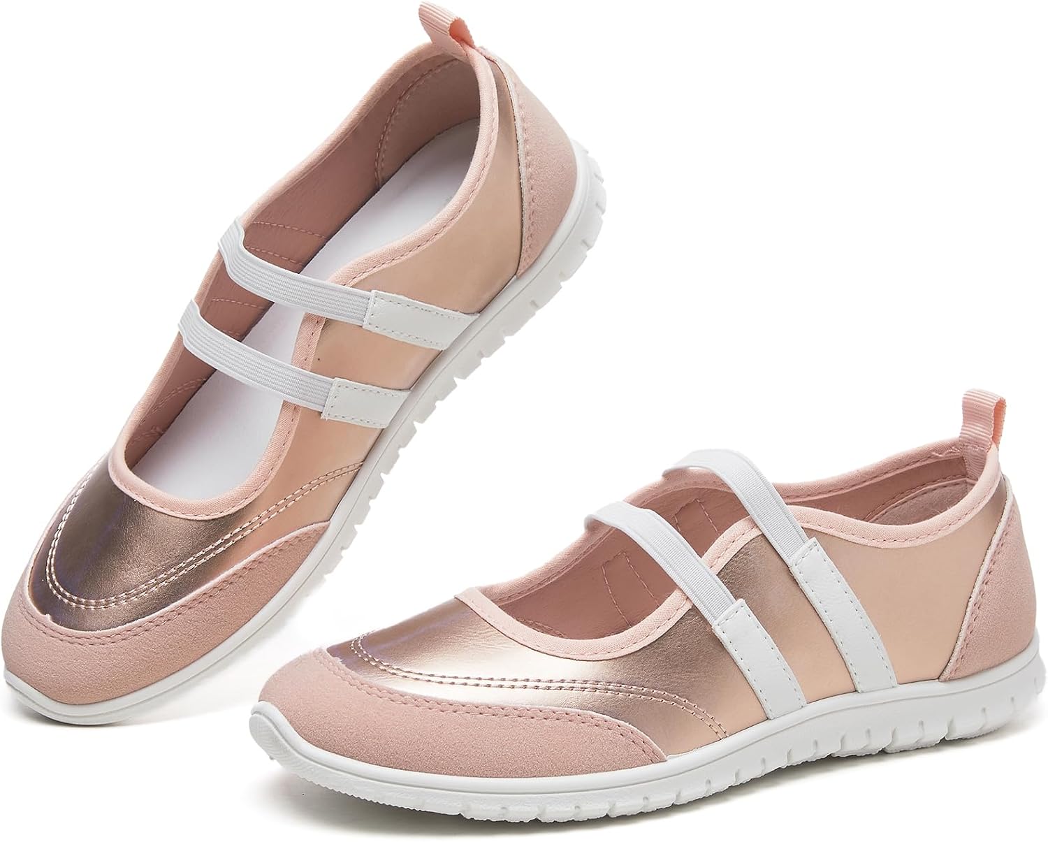 Iarus Women's Mary Jane Fashion Sneakers Casual Slip on Tennis Shoes