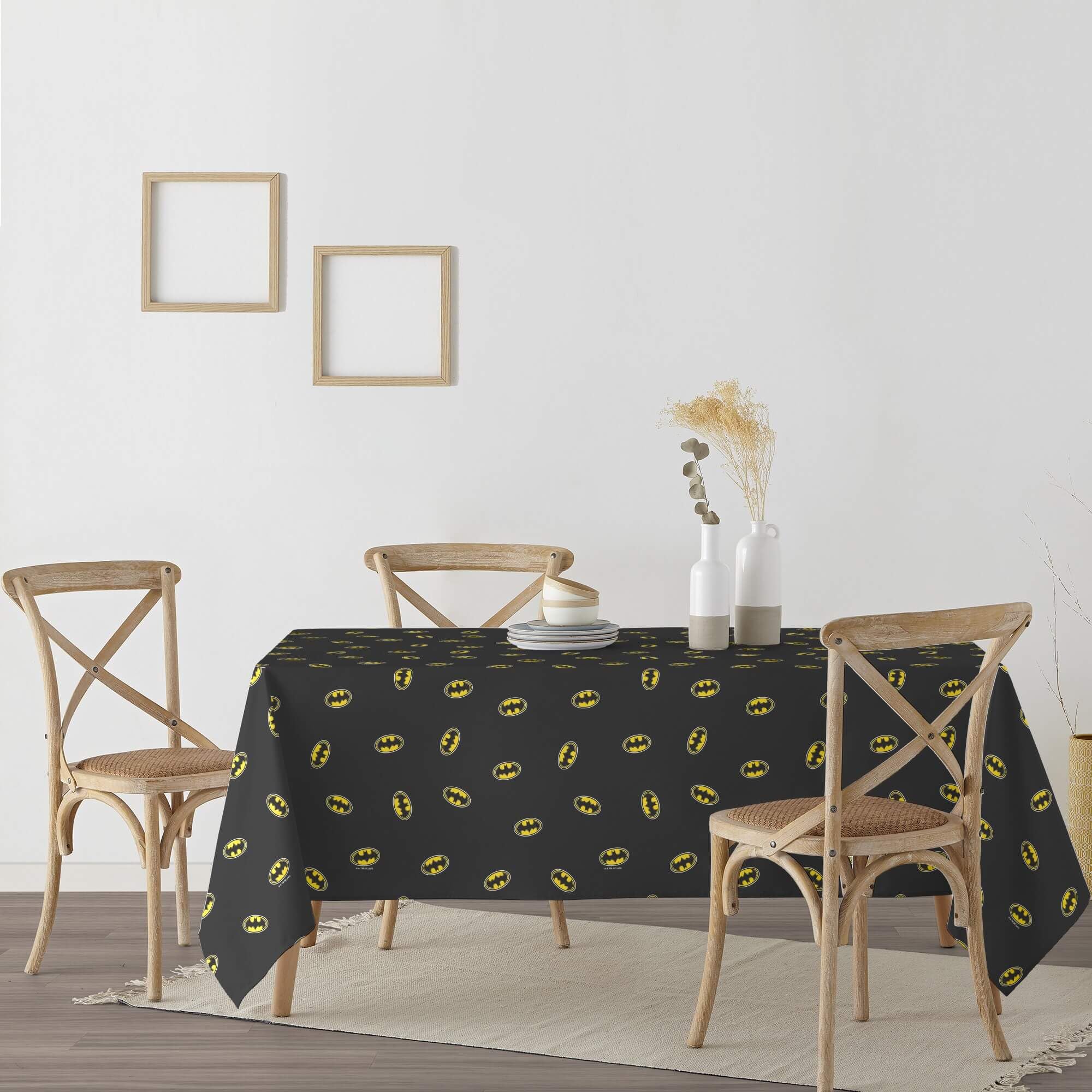 BELUM | Nappe Anti-Taches Batman | Nappe Anti-Taches en téflon | Nappe rectangulaire en résine | Nappe de Table | Nappe de Table | Nappe de Table Domestique (100 x 140 cm)