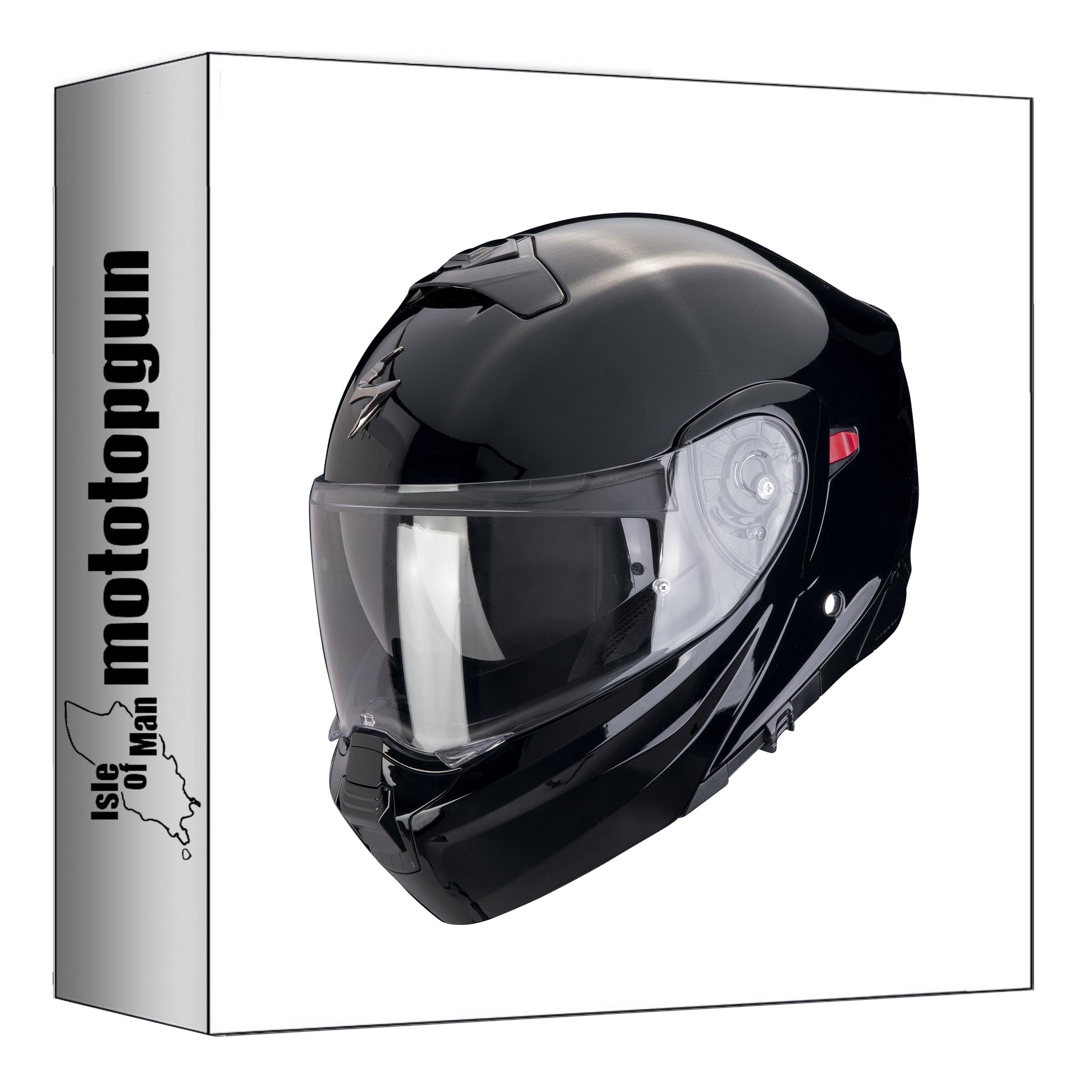 Casque Scorpion Exo-930 Evo modulable Noir finition Solid M - 4