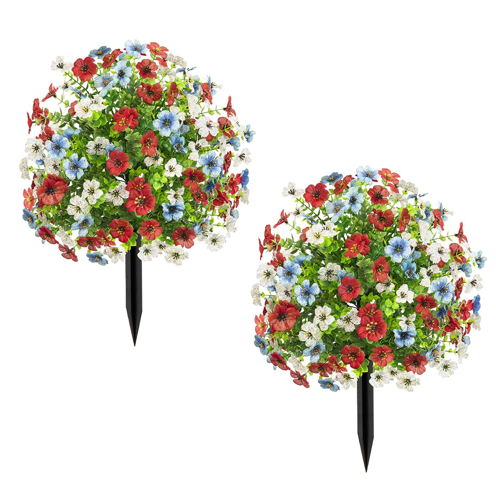 Fleurs artificielles réalistes 55cm pour décoration extérieure durable