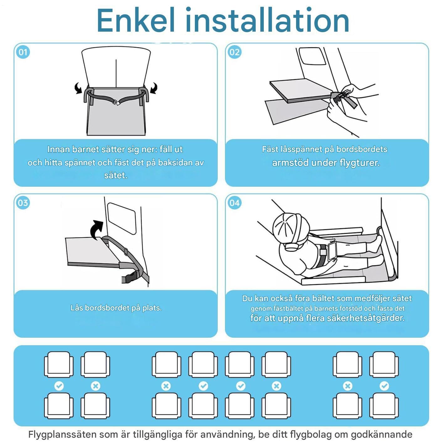 Cama De Avión Para Bebés,Reposapiés Para Cuna Bajo Viajes Aéreos