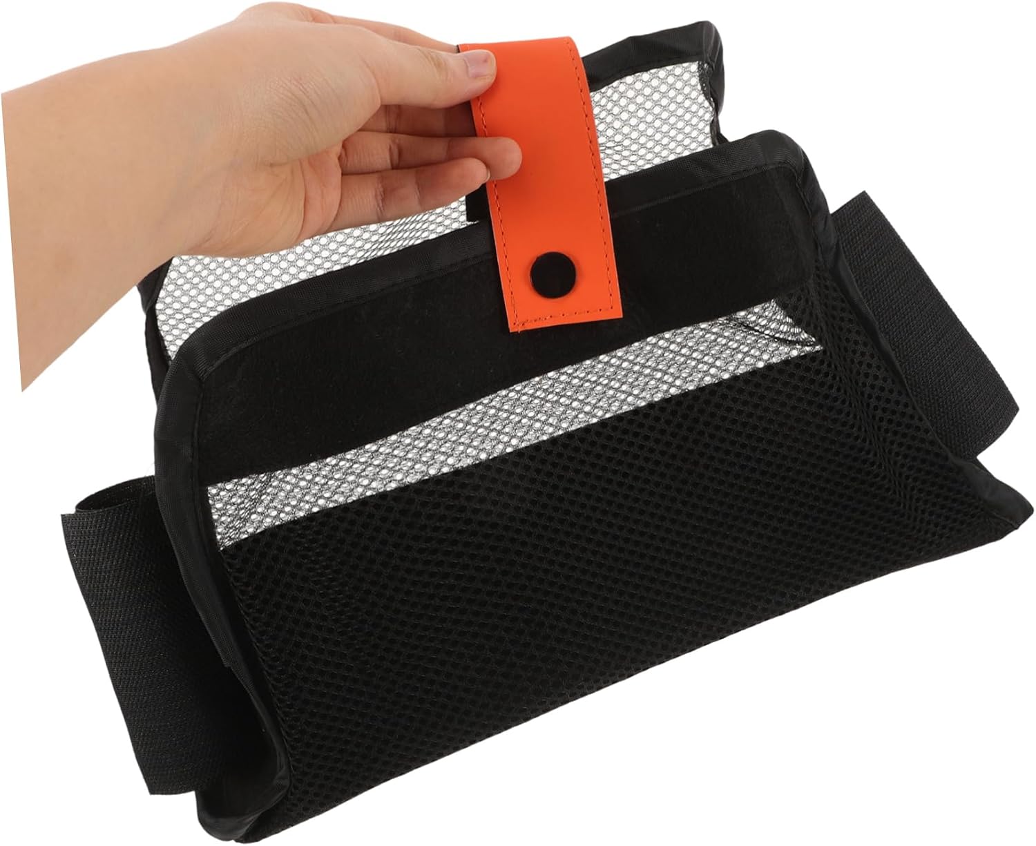 Portable Stroller Storage Basket Organizer for Babies Multifunctional Hanging Storage Bag with Insulated Pocket and Adjustable Straps Compatible with Stroller Models Black