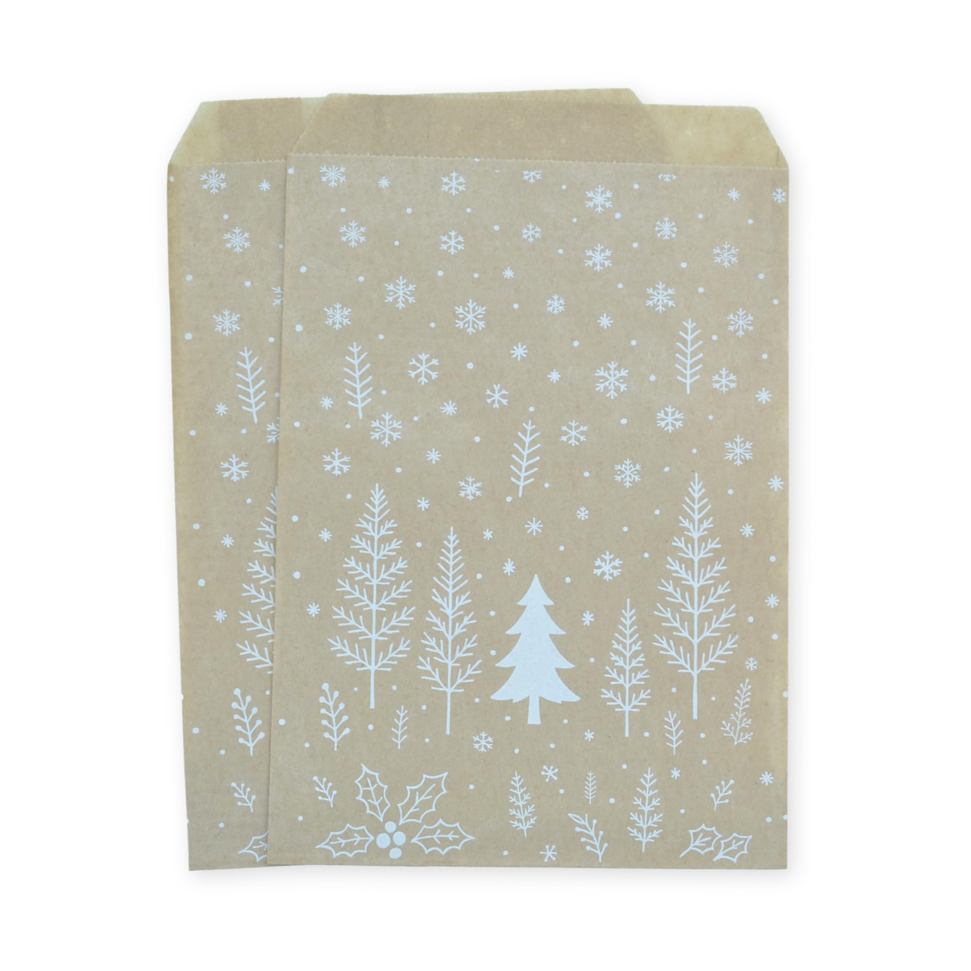 Celloexpress Enchanted Forest 7" X 9" Paper Sweet Bags - Patterned Classic Confectionery Gift Shop Goodie Party Bags (Pack Of 200)