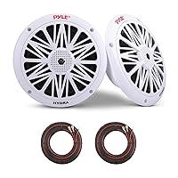 Pyle Altoparlanti Marini 16,5 Centimetri, Speaker 2 Vie Impermeabili e Resistenti