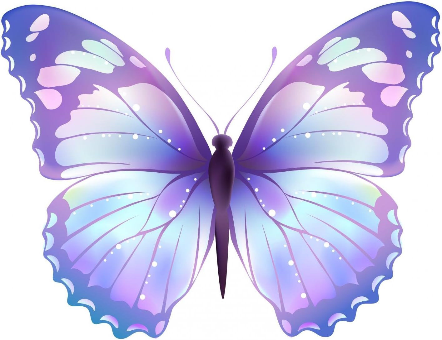 Wallmonkeys Butterfly Wall Decal Peel and Stick Graphic WM288157 (18 in W x 14 in H)