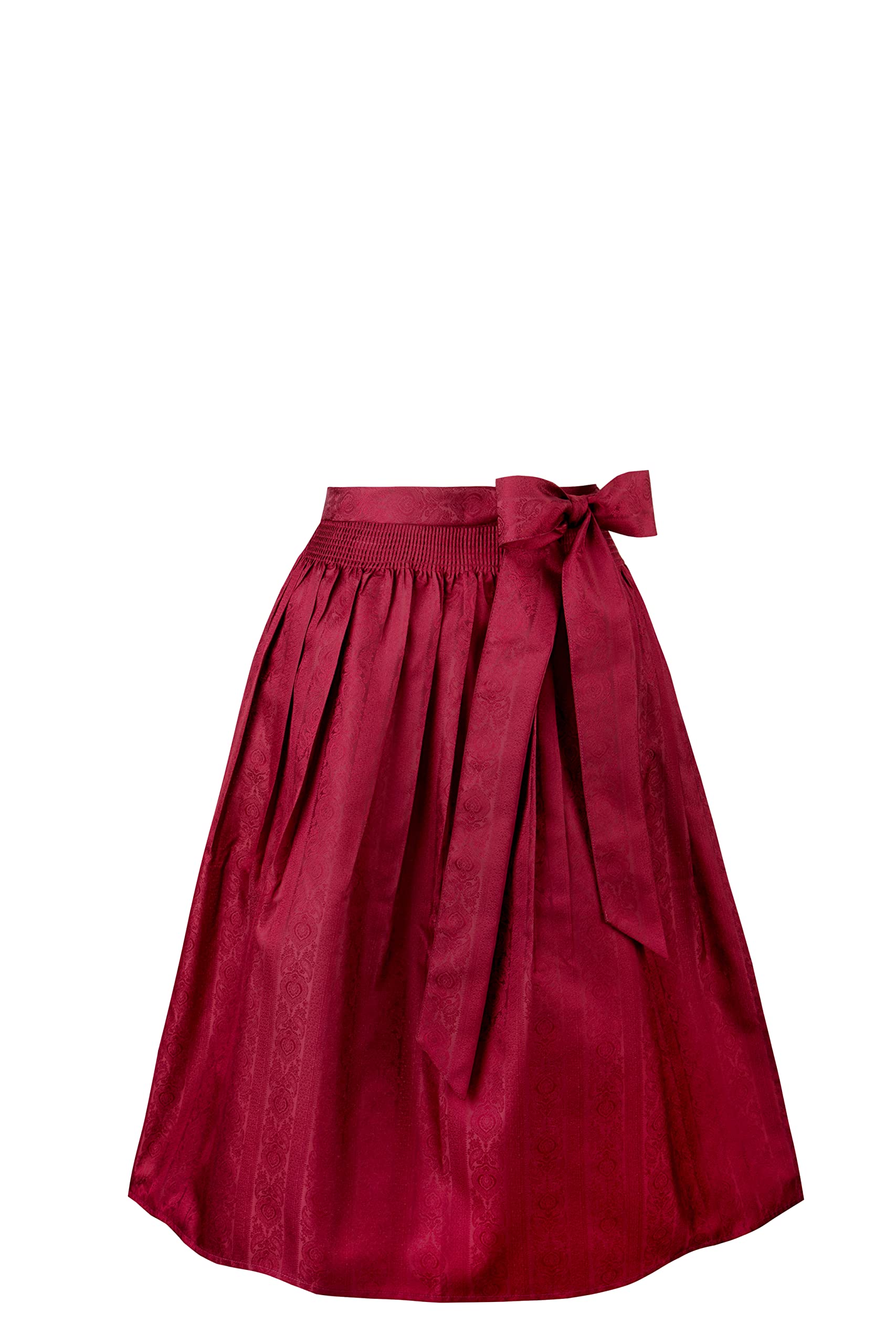 Stockerpoint Women's Corinna Midi Dirndl Apron, darkred, 52-56