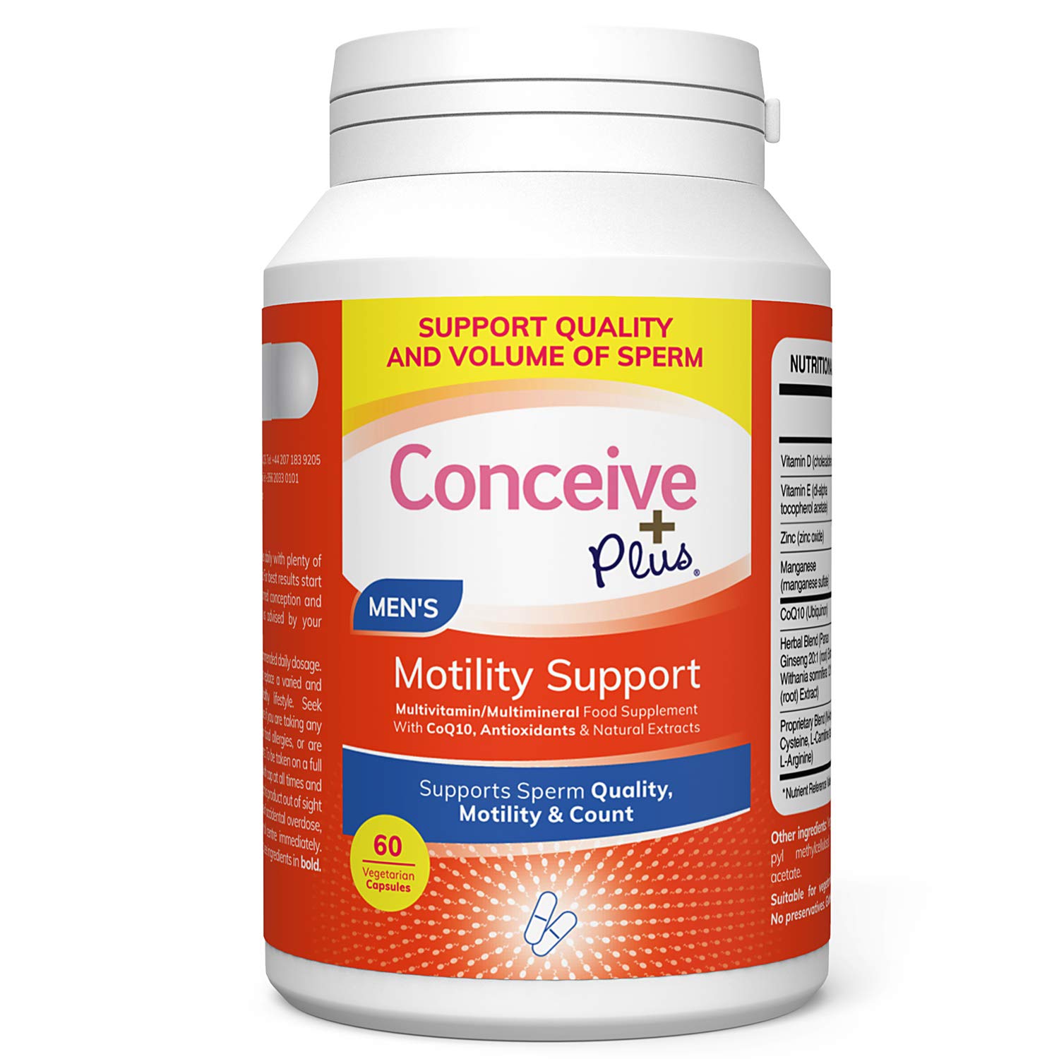 Buy Conceive Plus Motility Supplement for Men Vitamin E, Zinc