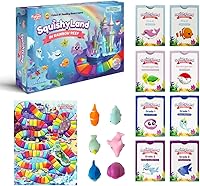 The Fidget Game SquishyLand Rainbow Reef: Phonics Squishy Board Game for Pre-K to 2nd Grade Reading Skills (2-6 Players)